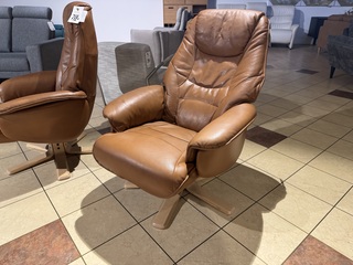 Relaxfauteuil, cognac